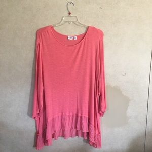 Cato coral lightweight sweater
